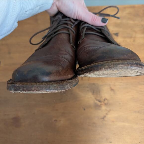 Frye Oliver Chukka Leather Boots Men\'s Brown 3487822, Size 10.5 D main image 6
